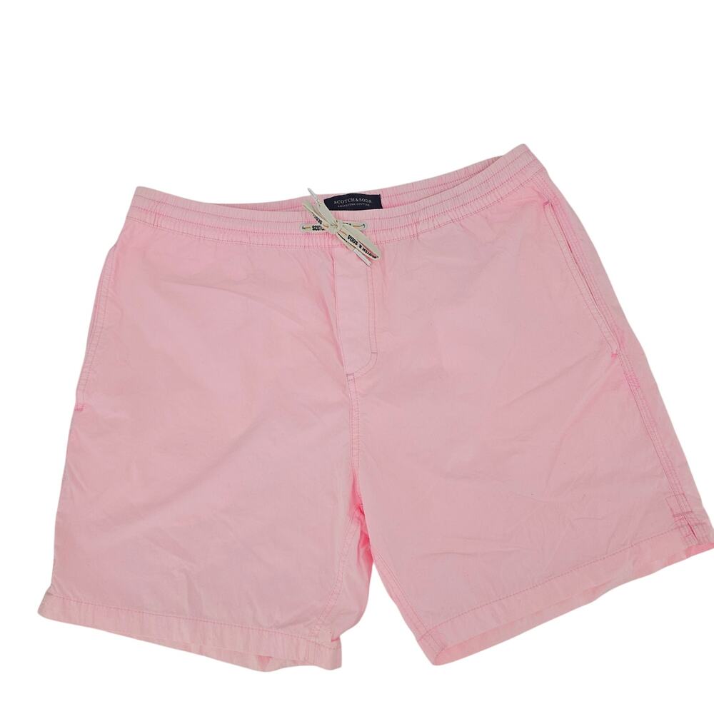 Scotch & Soda Neon Pink Swim Shorts Trunks Men's XL Prep Preppy Coastal 4004